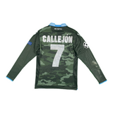 José Callejón 7 S.S.C. Napoli Match Worn Unwashed Away Shirt 2013-14